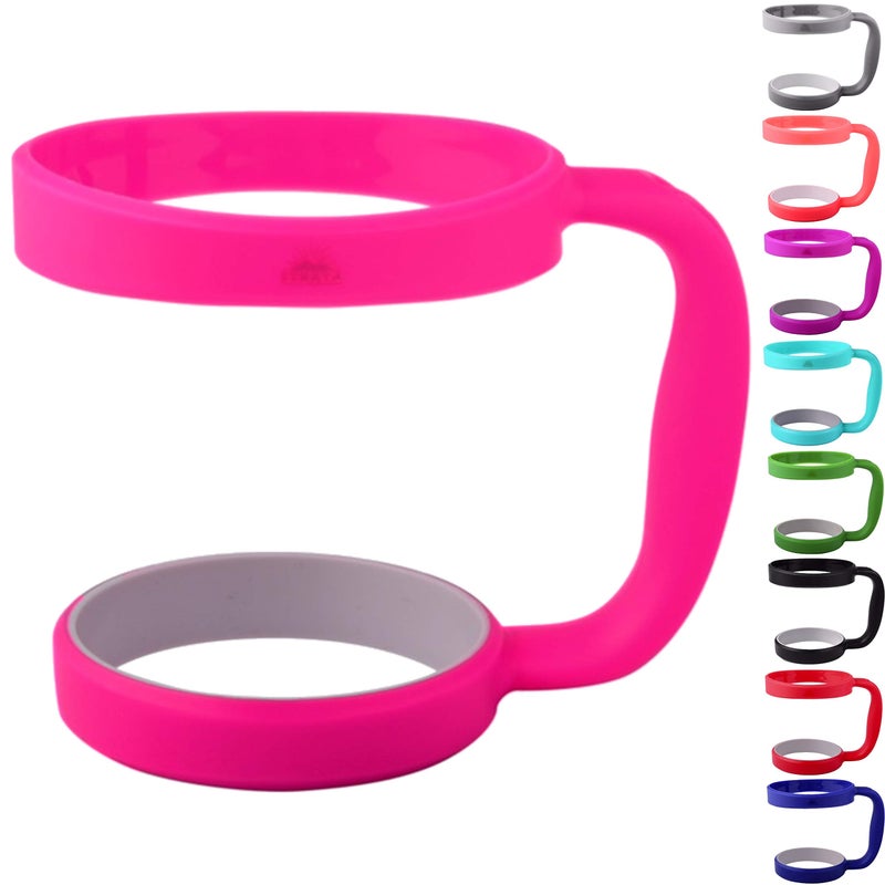 STRATA CUPS 30oz Tumbler Handle (PINK) Available For 30oz YETI Tumbler, OZARK TRAIL, Rambler Tumbler- BPA FREE - Image 1