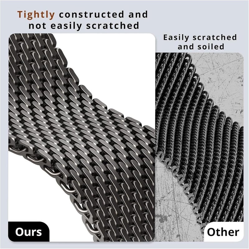 ACESTAR Magnetic Milanese Loop Compatible with Apple Watch Bands 49mm 46mm 45mm 44mm Men Women,Stainless Steel Metal Bands for iWatch Ultra 3/2/1 Series 11 10 9 8 7 6 5 4 SE 3/2/1 - Image 4