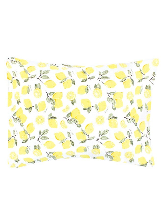 Hudson Baby Unisex Baby Cotton Toddler Pillow Case, Lemon, One Size - Image 1
