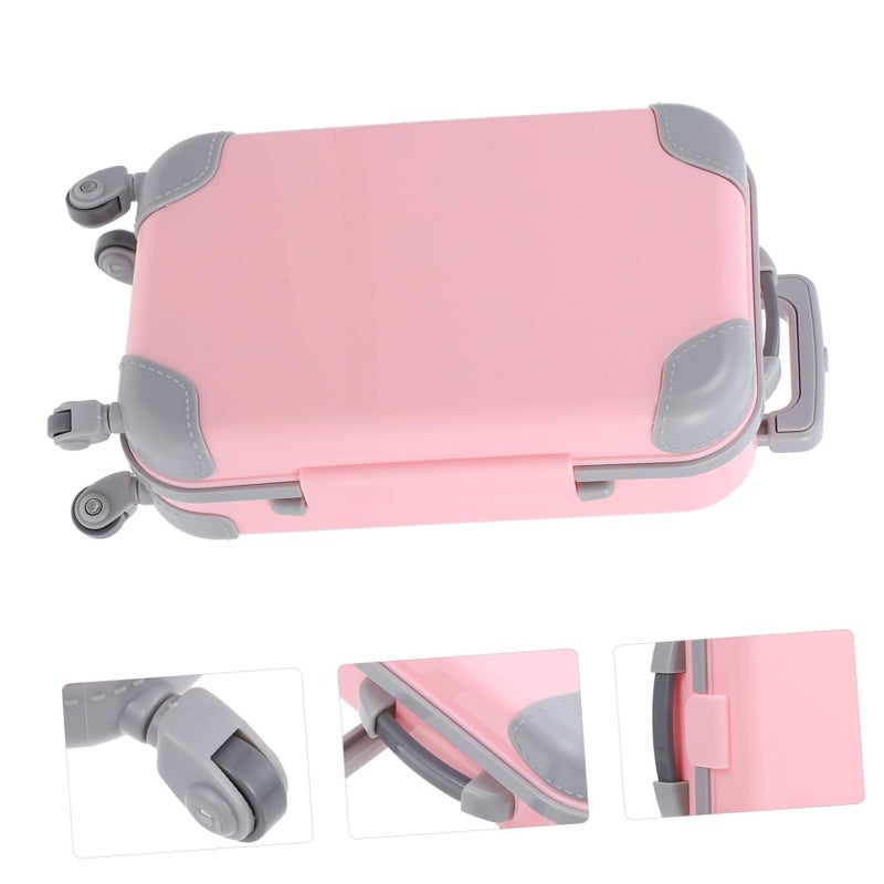 2Pcs Mini Suitcase Dollhouse Accessory Realistic Miniature Toy Fine Craftsmanship - Image 4