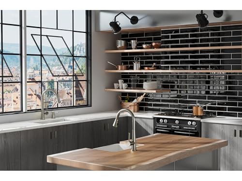 Lava Odoro Montelux Brushed Nickel Kitchen Faucet with Pull Down Sprayer, Single Handle Kitchen Sink Faucet, Faucet for Kitchen Sink with Magnetic Docking Spray Head and Deck Plate, KF321-BN - Image 4