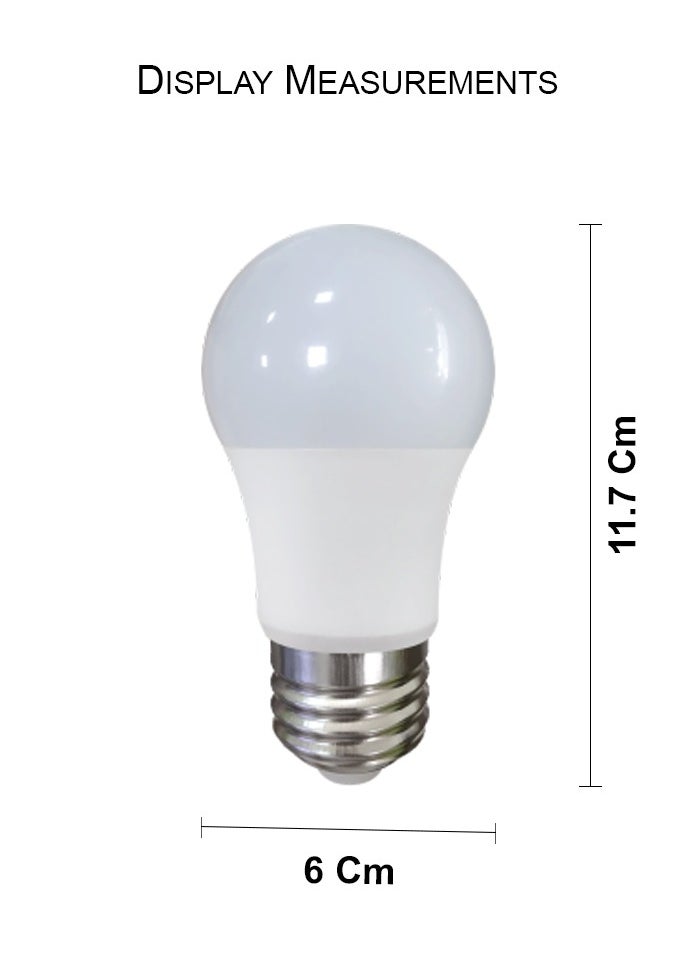 Max - 10 Pc LED GLS Lights Bayonet Cap BC, 9watt 850LM Bulbs, 6500K Cool White, A60 E27 B22 Energy Saving Not Dimmable Globe Lamps For Bedroom Downlight Table Lamp Chandelier Hallway Ceiling Lamp etc. - Image 1