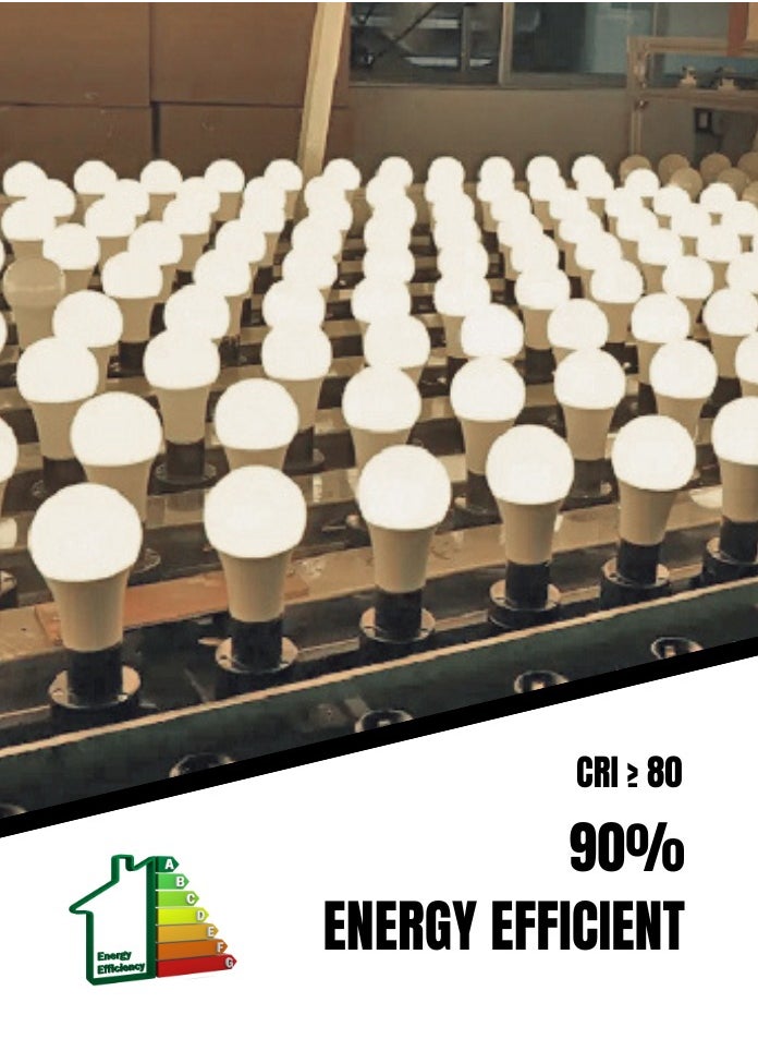 Max - 10 Pc LED GLS Lights Bayonet Cap BC, 9watt 850LM Bulbs, 6500K Cool White, A60 E27 B22 Energy Saving Not Dimmable Globe Lamps For Bedroom Downlight Table Lamp Chandelier Hallway Ceiling Lamp etc. - Image 1