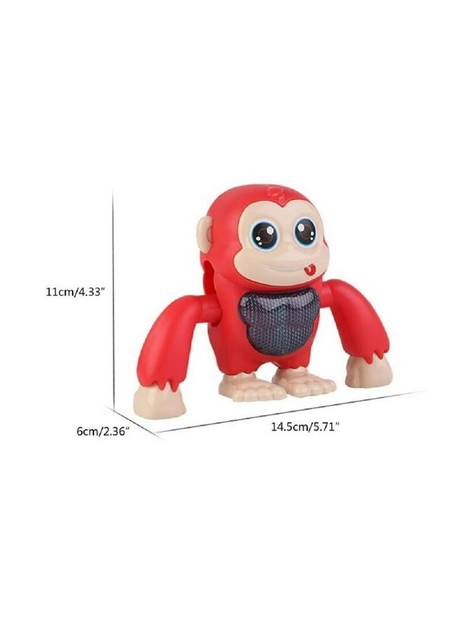 vGRASSP - VGRASSP Cute Dancing Monkey Musical Toy for Kids | Eye Catching Moves | Hand Tumbling Orangutan Toy | with Music and Light Effects - (Light Blue) - Image 1