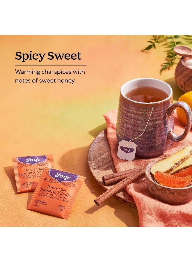 Yogi Honey Chai Turmeric Vitality Tea (6 Pack) - Image 4