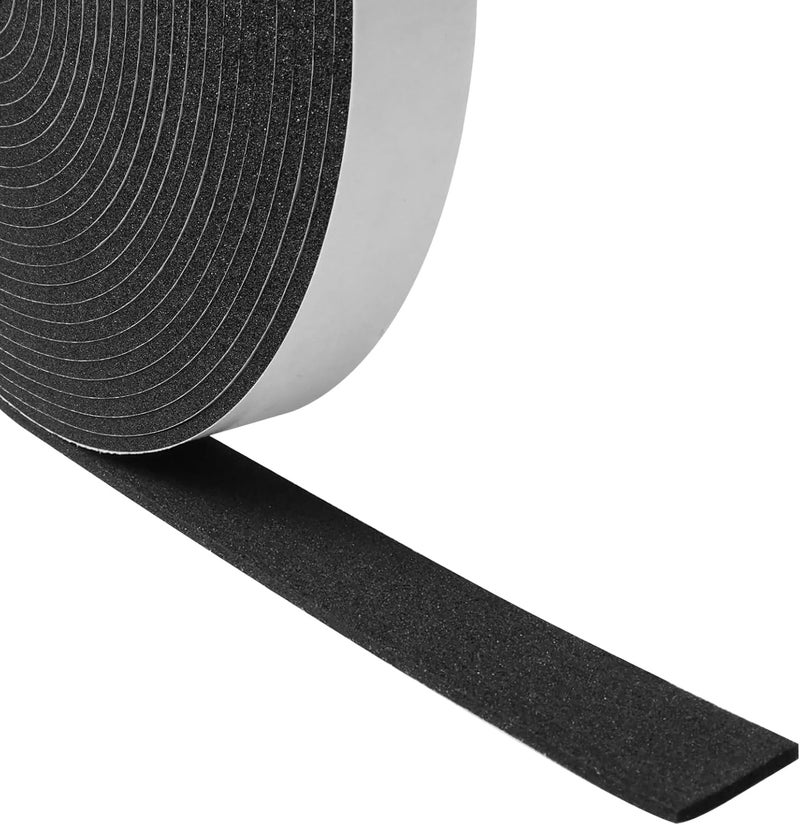 DGSL Foam Insulation Tape, 6/5In x 3/16In x 34.5Ft Weather Stripping Door Seal Strip for Doors and Windows,Sliding Door,Sound Proof Soundproofing Door Seal,Weatherstrip,Air Conditioning Seal Strip - Image 1