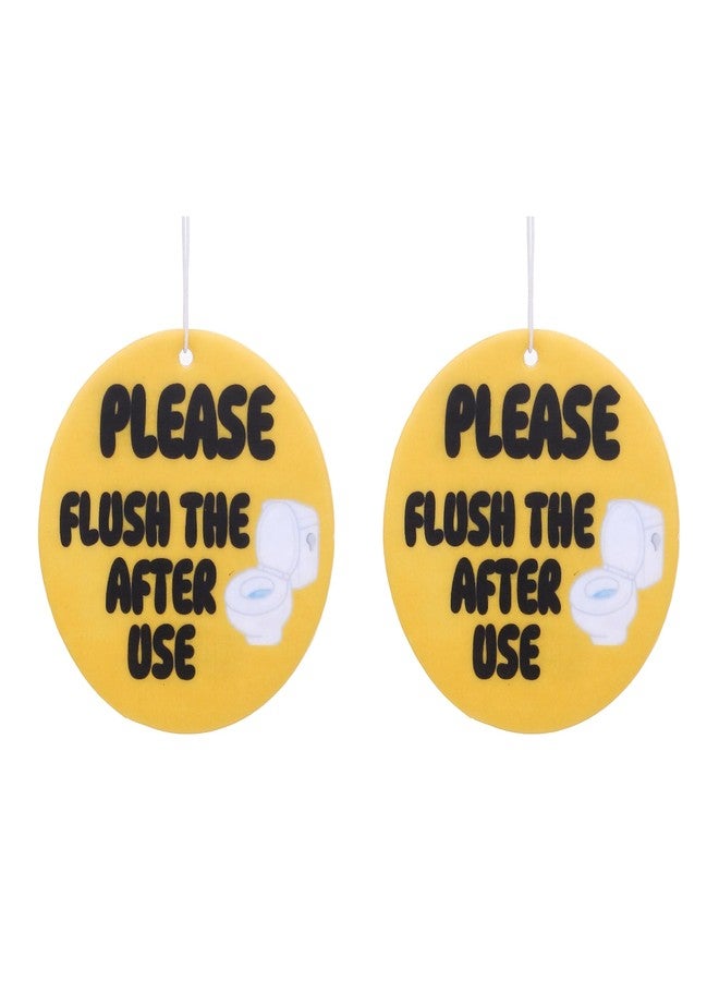 Akaar's Aromatic Hanging Air Freshener for Toilet | Lemon Yellow| Quirky Design (2) - Image 1