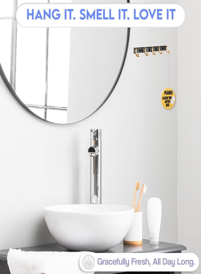 Akaar's Aromatic Hanging Air Freshener for Toilet | Lemon Yellow| Quirky Design (2) - Image 2