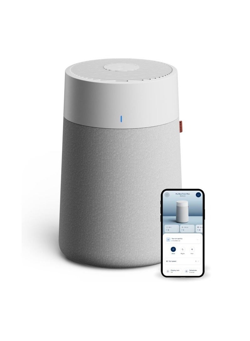 Blueair Blue Pure 511i Max | Air Purifier for Small Rooms, Bedroom, Home, Cleans 920 sqft in one hour, HEPASilent Air Cleaner for Pets, Allergens, Virus, Dust, Mold, Smoke - Image 1