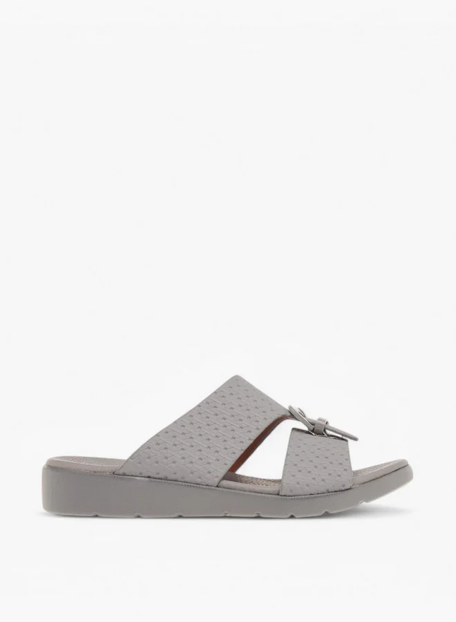LBL by Shoexpress Buckle Accent Slip-On Arabic Sandals