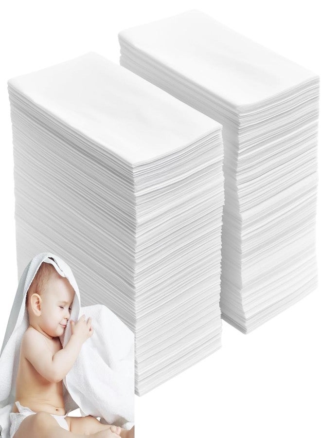 PIRU Baby Adults Towels For Sensitive Skin Disposable Cloths Disposable Dry Towel Wipes 15x25 Inches (50pcs) - Image 1