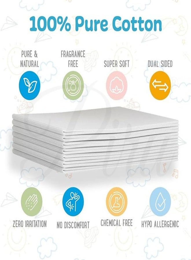 PIRU Baby Adults Towels For Sensitive Skin Disposable Cloths Disposable Dry Towel Wipes 15x25 Inches (50pcs) - Image 2