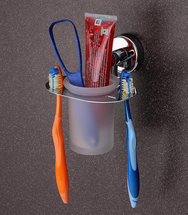iSTAR Wall Mounted Tumbler Holder for Bathroom and Wash Basin Toothbrush Holder - Image 3