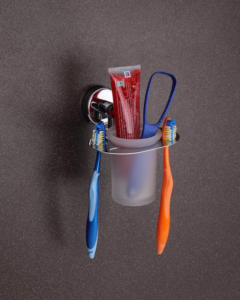 iSTAR Wall Mounted Tumbler Holder for Bathroom and Wash Basin Toothbrush Holder - Image 2