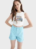 DeFacto Regular Fit 100% Cotton Short