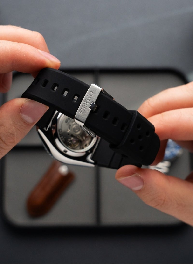 Seiko سايكو 5 سبورت SRPL87 ساعة أوتوماتيكية للرجال - ستانلس ستيل، قرص أصفر، مقاومة للماء حتى 100 متر - Image 3