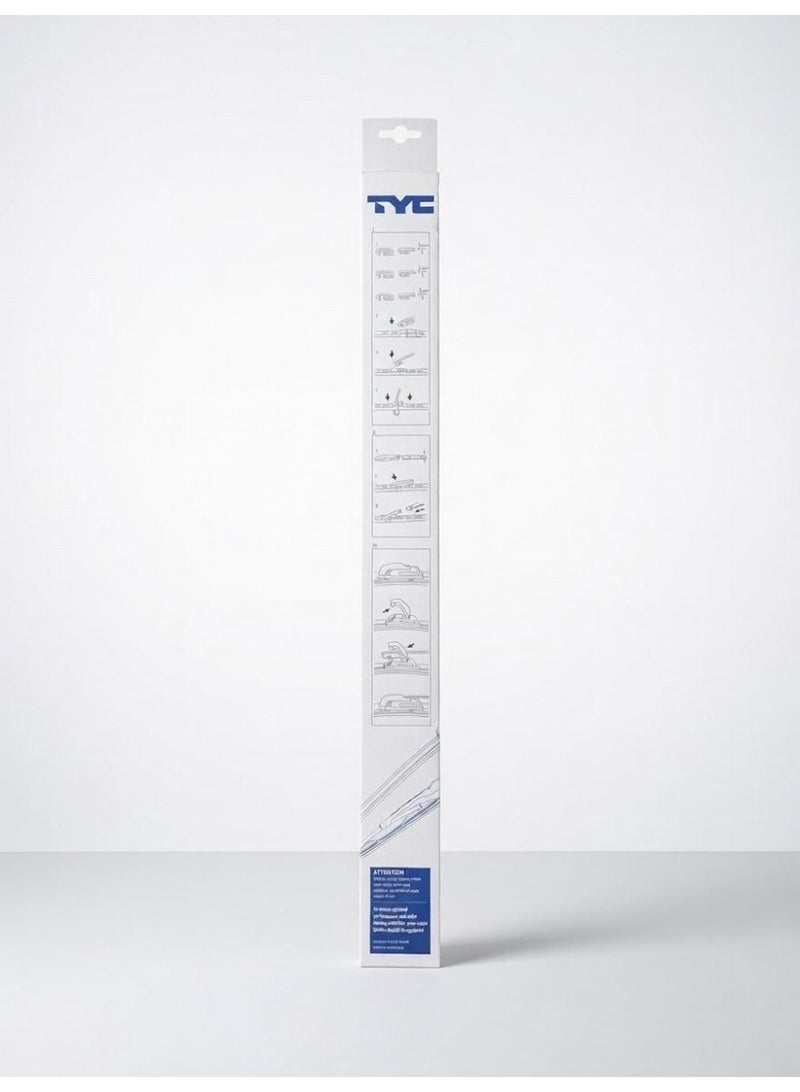 TYC 24-Inch Premium Universal Frameless Wiper Blade - All-Weather Windshield Blade with Protective Cover & Multi-Fit Clips - Aerodynamic Design for Smooth, Streak-Free Cleaning - Image 2