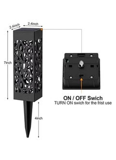 Vitacelli 6-Piece Outdoor LED Solar Garden Light Set  - Image 5