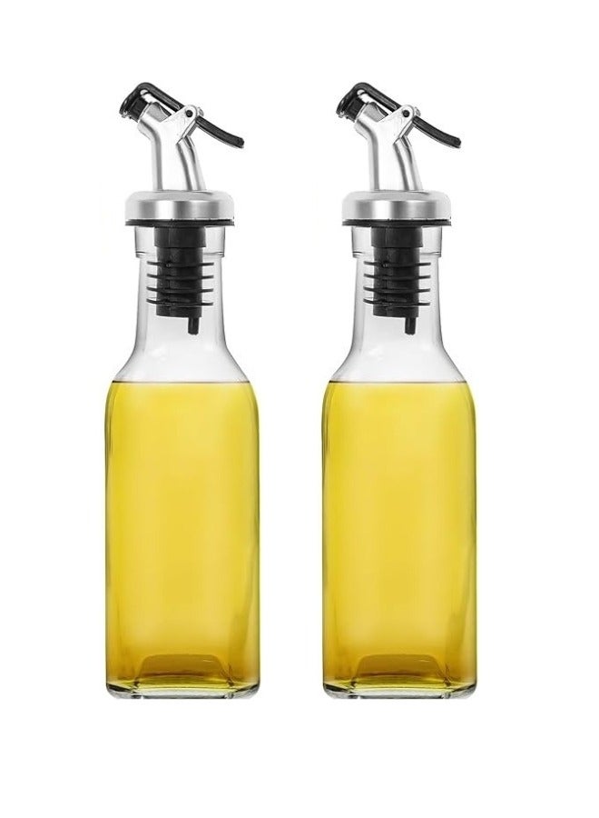 2-Piece Oil And Vinegar Glass Bottle Set 2x200ml - Image 1