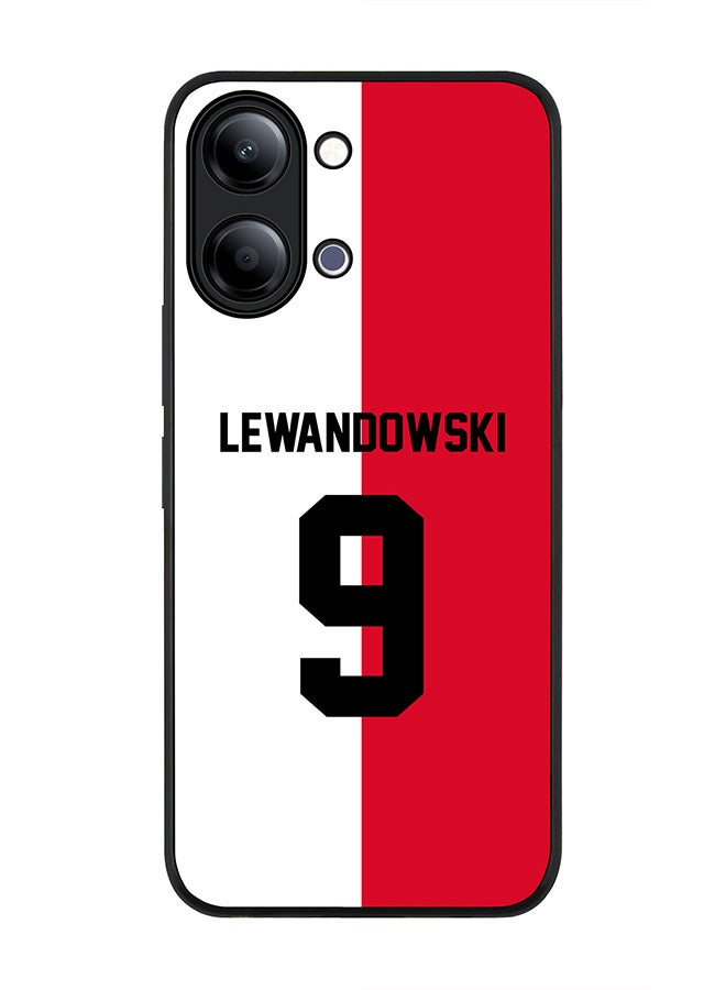 Stylizedd For vivo Y21 / Y11 Case,Slim fit Camera Protection, Shockproof Thin Phone cover  - Football - Poland,  Lewandowski - Image 1