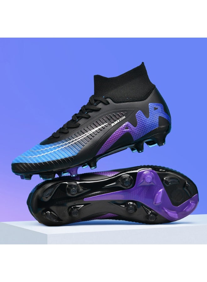 سكت شيكترو أحذية كرة قدم عالية الرقبة، متوفرة بتصاميم للكبار والصغار، مناسبة للمباريات والتدريبات. - Image 2