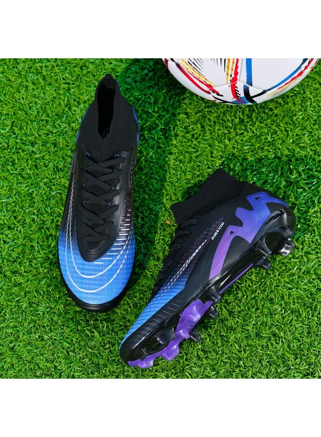 سكت شيكترو أحذية كرة قدم عالية الرقبة، متوفرة بتصاميم للكبار والصغار، مناسبة للمباريات والتدريبات. - Image 5