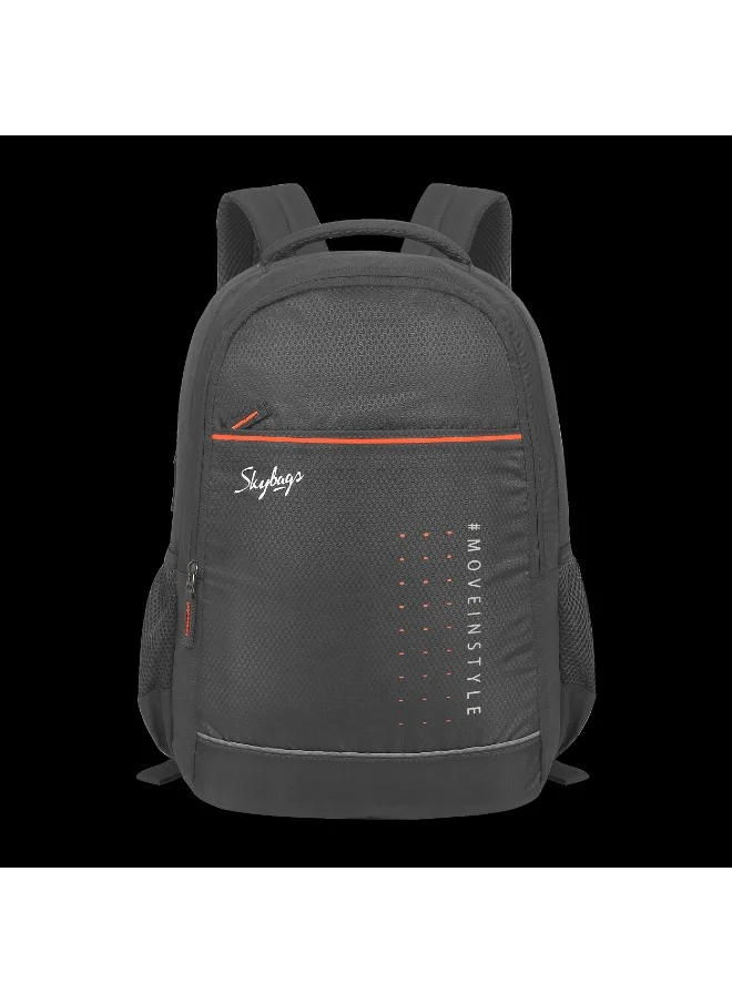 سكاي باجز SKYBAGS IKON 02 Unisex Grey College Backpack - SK BPIKO2EGRY