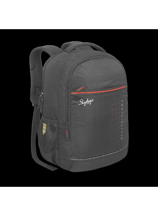 SKYBAGS IKON 02 Unisex Grey College Backpack - SK BPIKO2EGRY
