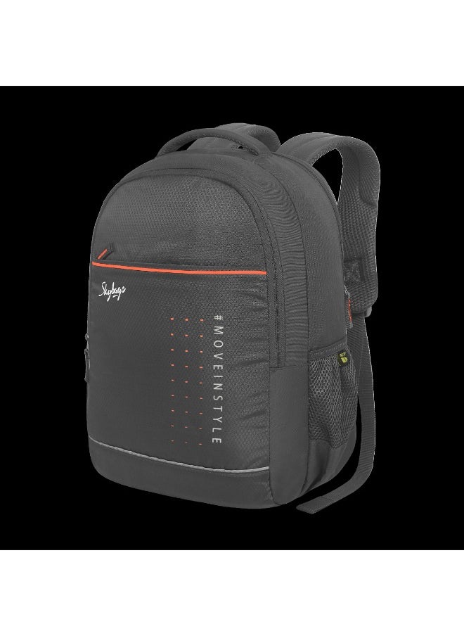SKYBAGS IKON 02 Unisex Grey College Backpack - SK BPIKO2EGRY