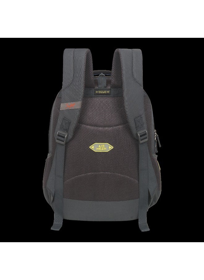 SKYBAGS IKON 02 Unisex Grey College Backpack - SK BPIKO2EGRY