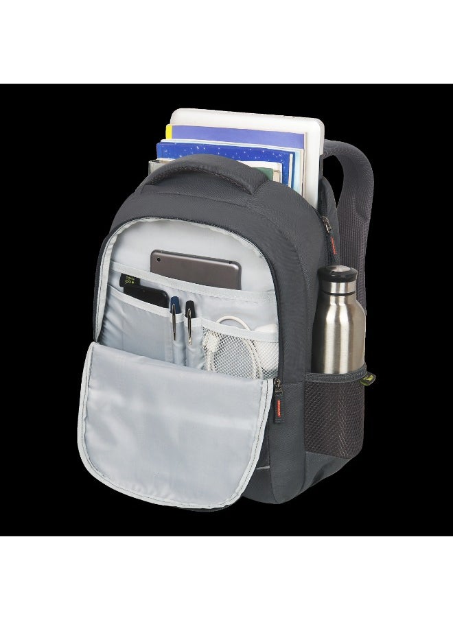 SKYBAGS IKON 02 Unisex Grey College Backpack - SK BPIKO2EGRY