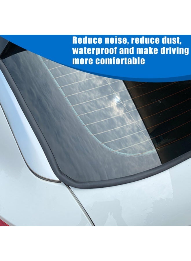 Relex Windshield Rubber Seal, 7M Car Rubber Seal Strip, Universal Self Adhesive Car Door Rubber Seal Strip, Windshield Weather Seal for Car Front Rear Windshield, Sunroof, Sliding Doors  - Image 5
