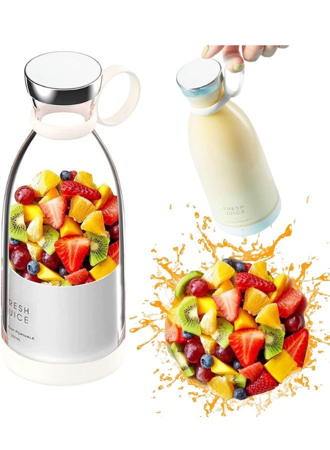 Start your day fresh with the portable Mini Juicer – easy to use, quick to blend, and packs 420ml of pure fruit energy wherever you go.  - Image 1