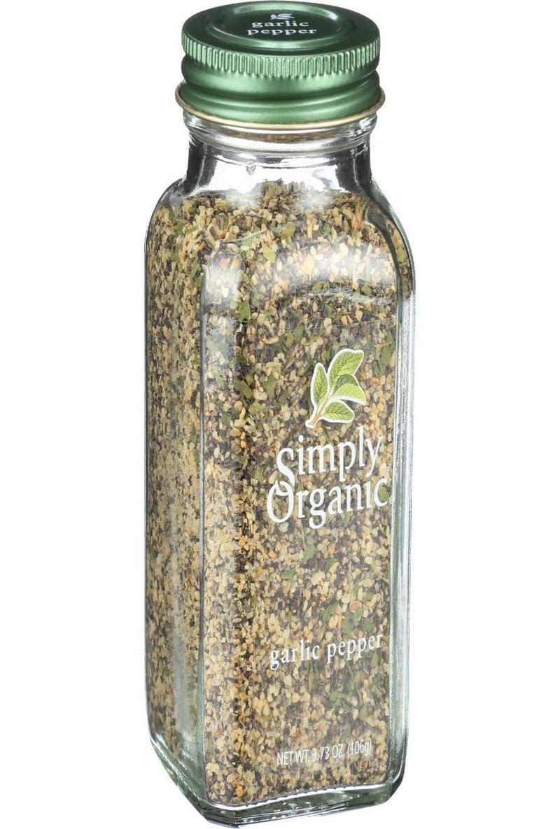 Simply Organic Bottle Garlic Pepper, 3.73 oz - Image 2