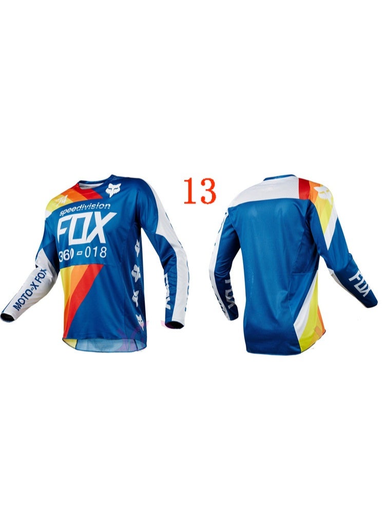 Fox Men's Outdoor Cycling Suit Off-road Road Mountain Bike Cycling Tops - Image 1