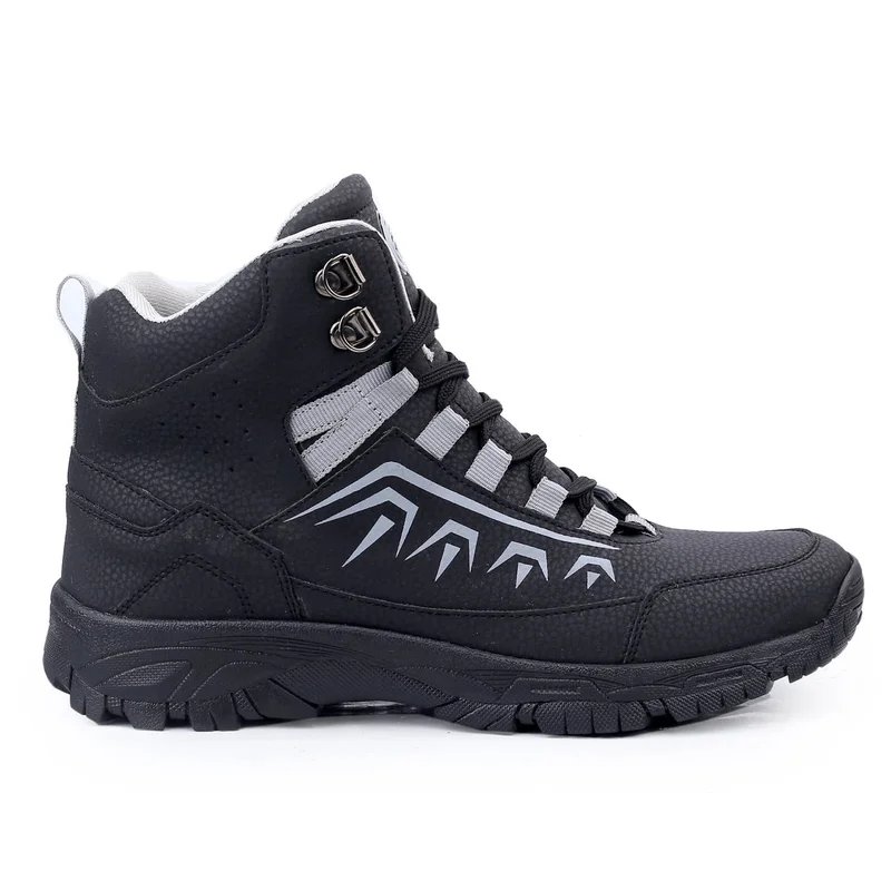 Bacca Bucci Black Deodar Mountaineering and Hiking Boots for Men | Best Price UAE