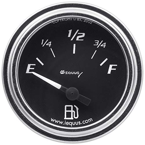 EQUUS 5-Piece Gauge Set Black Face/Chrome Bezel - Image 5
