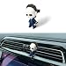 GENANY 3D Resin Horror Car Vent Clip Air Freshener Resin Automotive Freshener with White Mask Slasher Design Gothic Car Accessories for Men Women Summer Gift for Horror Movie Fans - Image 2