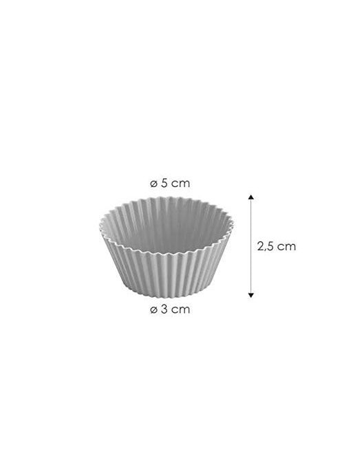 tescoma Tescoma Delicia Silicone Baking Cup Set 5cm 6Pieces  - Image 2