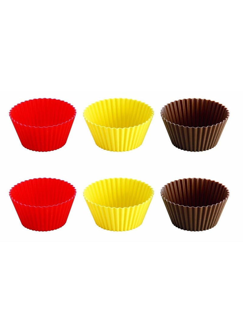 tescoma Tescoma Delicia Silicone Baking Cup Set 5cm 6Pieces  - Image 1