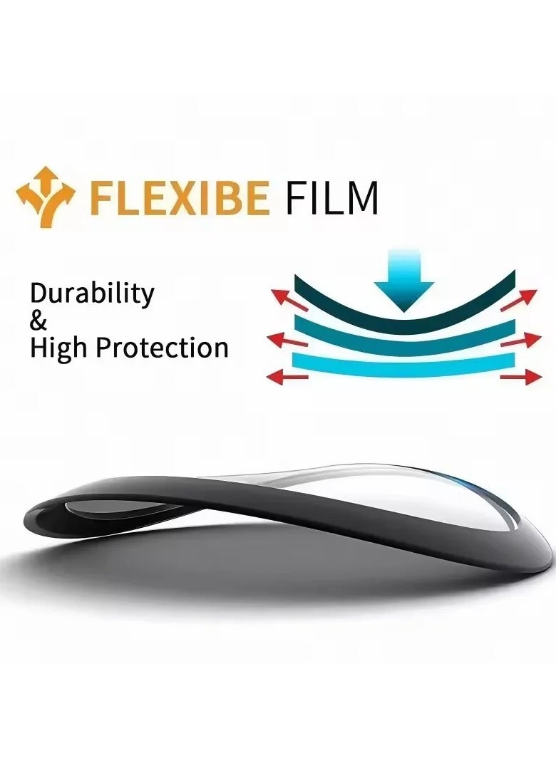 TWEGGON Samsung Watch 8 40mm Screen Protector, Full Cover Screen Guard for Samsung Galaxy Watch 8 40mm Black/Clear - Image 3