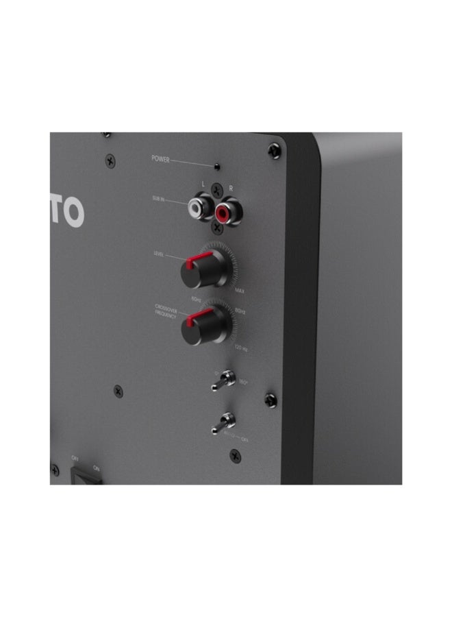 Kanto Audio SUB6 200W 6" Sealed Powered Subwoofer, Matte Black - Image 4