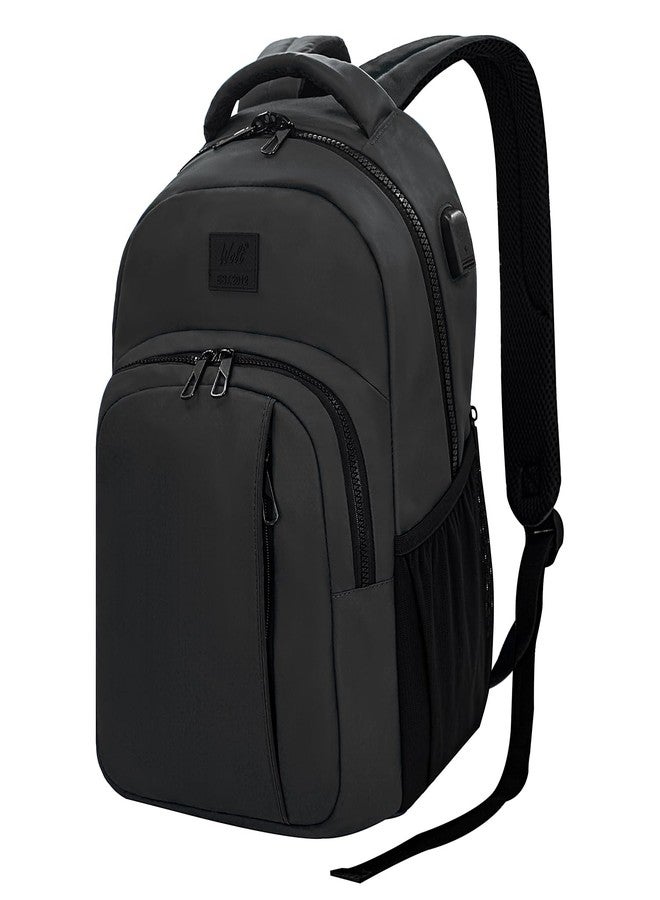 WOLT Laptop Backpack for Men Women for 15.6 Inch &17 Inch Notebook, Travel Backpack with Computer Compartment, Black, Large, Travel Laptop Backpack - Image 1