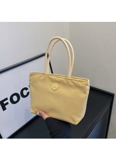 Chic Mini Nylon Tote Bag Versatile Commuter Crossbody Yellow