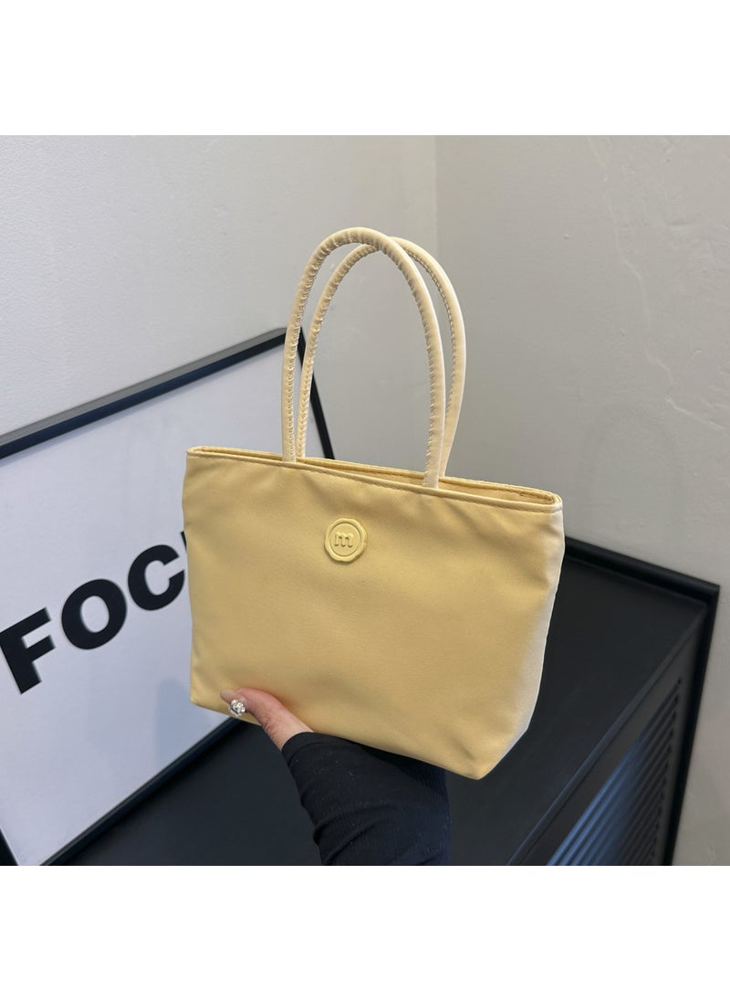 Generic - Chic Mini Nylon Tote Bag Versatile Commuter Crossbody Yellow - Image 1