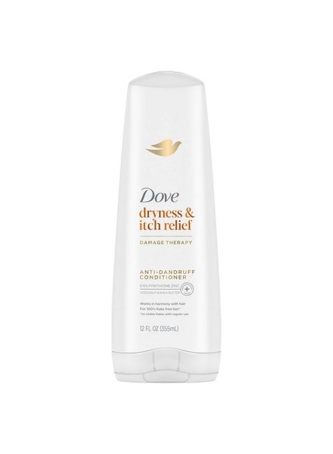 Dermacare Scalp Anti-Dandruff Conditioner Dryness And Itch Relief Dry And Itchy Scalp With Pyrithione Zinc 12 Fl Oz