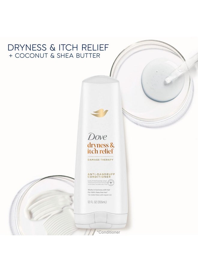 Dove - Dermacare Scalp Anti-Dandruff Conditioner Dryness And Itch Relief Dry And Itchy Scalp With Pyrithione Zinc 12 Fl Oz - Image 1
