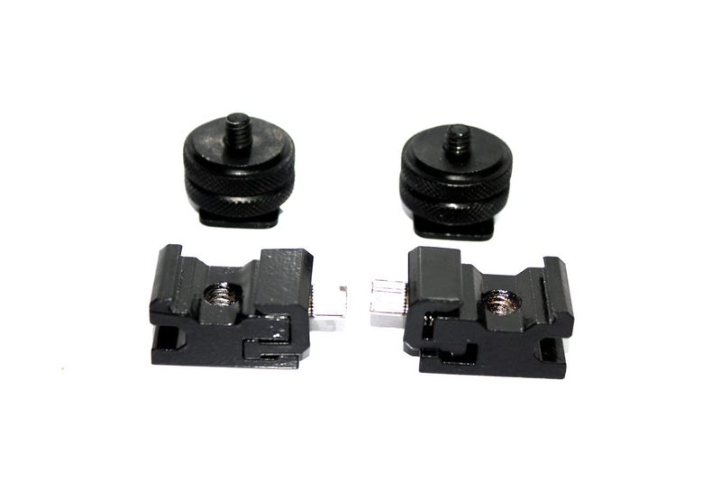 SHOPEE 4PCS Hot Shoe Mount Adapter 1/4" Camera Mount Screw Flash Cold Shoe Mount to Tripod Screw Adapter DSLR Camera Rig-4 Packs - Image 1