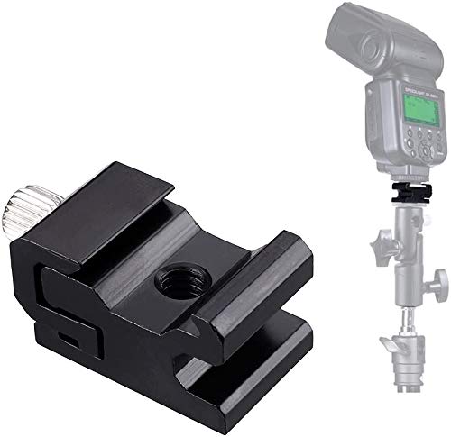 SHOPEE 4PCS Hot Shoe Mount Adapter 1/4" Camera Mount Screw Flash Cold Shoe Mount to Tripod Screw Adapter DSLR Camera Rig-4 Packs - Image 4