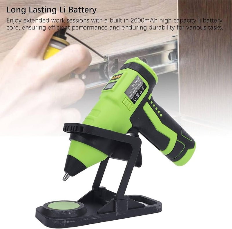 مسدس الغراء الساخن اللاسلكي مجموعة تسخين سريع للحرف اليدوية وإصلاحات المنزل DIY DC7 4V - Image 3